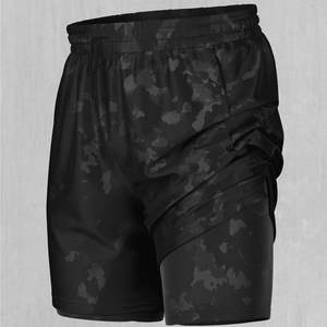 <b>Men's</b> Casual 100% Polyester <b>Shorts</b> Private Label Solid <b>Pattern</b> Quick Dry Sublimation Breathable Woven Material Made to Order - Product Image 2