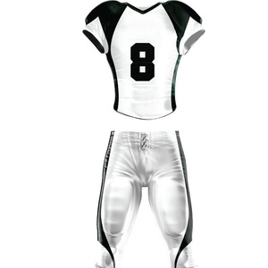High Quality American Football Uniform with Custom Logo Design 100% Polyester Moisture-Wicking Sublimation Printed - Product Image 1
