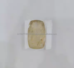 หินควอตซ์สีทองรูไทล์ผสมทรงหลวมสำหรับทำเครื่องประดับพลอยสีทองรูไทล์สีทอง - Product Image 4