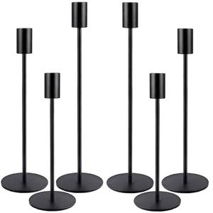 Nouvel Arrivage – Porte-bougie en fonte noire fait main, de luxe, unique et écologique, idéal pour centre de table d'anniversaire, événement de mariage - Product Image 6