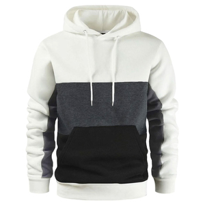 Sweat-shirts à capuche pour hommes pour usage extérieur en hiver, 100% coton, design uni décontracté, tissu polaire respirant et à séchage rapide, personnalisable - Product Image 6
