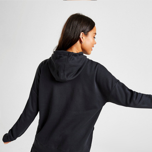 <b>Women's</b> <b>Black</b> Full Zip Hoodie Baggy Fit Knitted Cotton Hooded <b>Sweatshirt</b> with Front Pockets Custom <b>Women</b> Hoodies & <b>Sweatshirt</b> - Product Image 2