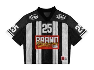 Custom <b>Men</b> Football Jersey Set Mesh Breathable Sports Uniform Streetwear Short Sleeve <b>Cropped</b> <b>Top</b> Training Shorts 2 Piece Outfit - Product Image 5