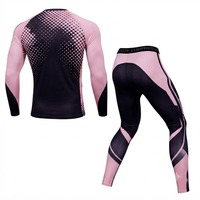 Ensemble de collants décontractés tendance pour hommes, coupe-vent, respirant, séchage rapide, protection UV, imprimé par transfert thermique, extensible dans quatre directions