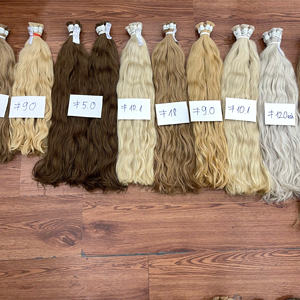 Extensiones de cabello a granel de colores para trenzar, cabello liso y ondulado, proveedor de extensiones de cabello a granel n.° 1 de Vietnam, listo para enviar. - Product Image 1