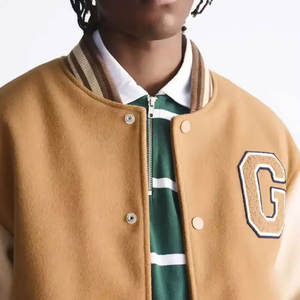 Nouvelle Arrivée Vêtements Décontractés Urbains Blouson de Baseball Léger pour Homme Meilleur Style Prix Bas Blouson Letterman pour Homme - Product Image 5