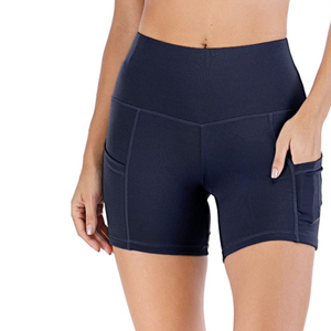 Wholesale Women's Breathable Compression Shorts for Fitness Workout Gym-Quick Dry Elastic Waist Streetwear Style - Product Image 1
