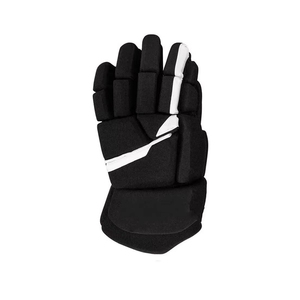 Guantes de Combate Acolchados Harry Johnson en Blanco y Negro, Cierre de Gancho y Bucle, Carcasas de Cuero Sintético, Guantes Deportivos Transpirables y Protectores - Product Image 2