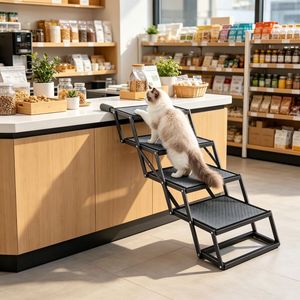 Scale per Animali Domestici in Tessuto Regolabili per Interni, Lavabili, Moderne ed Eleganti, Letti per Gatti - Product Image 6