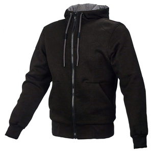 Hoodie de moto en fibre d'aramide de qualité supérieure – Hoodie de protection en Kevlar personnalisé OEM pour homme - Product Image 5