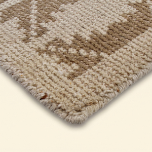 Alfombra de Lana Tejida a Mano Dune Orbit Beige Marrón, Moderna, Geométrica, Antideslizante, Ecológica, de Pelo Grueso y Altura Media para Sala de Estar - Product Image 6