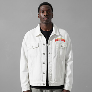 OEM Premium Quality <b>Custom</b> Classic Oversize Casual <b>Denim</b> <b>jacket</b> Winter casual wear Windproof Button up Washed man <b>jacket</b> - Product Image 1