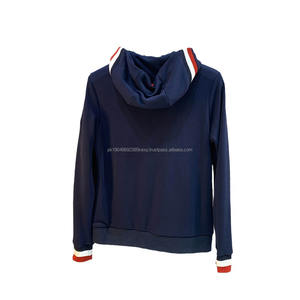 Sweat-shirt à capuche standard pour homme, cardigan zippé, broderie, manches longues, polaire respirant, séchage rapide, polyester/coton, service OEM - Product Image 5