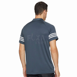 Vente en gros OEM coton à séchage rapide 2024 T-shirts polo pour hommes vêtements de sport à manches courtes Fitness Logo Gym Branding and Design - Product Image 3