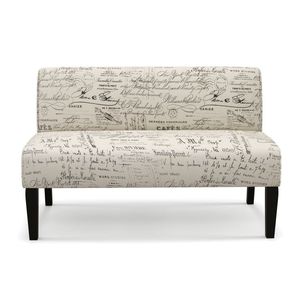 Divano a Due Posti Senza Braccioli Stile Chesterfield con Gambe in Legno, Arredamento Durevole per Soggiorno - Product Image 4