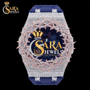 Excelente Reloj de Pulsera con Esfera Rosa y Diamantes Naturales, Correa de Goma, con Fecha, Disponible a un Precio Accesible - Product Image 1