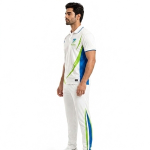 Uniforme de Cricket Personalizado con Doble Costura, Camiseta Deportiva Ligera, Transpirable, Antibacteriana y de Secado Rápido de Alta Calidad con OEM - Product Image 3