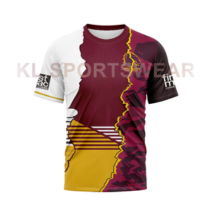 Chất Lượng Cao Cấp Thoáng Khí Polyester Thăng Bằng In Ấn Biểu Tượng Tùy Chỉnh Số Người Đàn Ông Nrl Rugby Giải Đấu Jersey Áo Sơ Mi Úc 2024 - Product Image 3