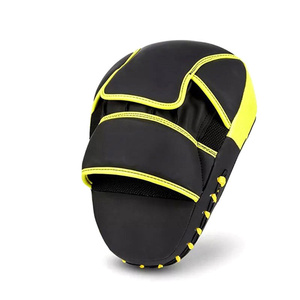 High Quality <b>Focus</b> <b>Pads</b> Custom Made Durable Cowhide Leather Ultra Grip Training Boxing Punching Mitts AS-FP-03 - Product Image 6