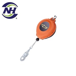 Câble galvanisé de 10 m, ligne de vie auto-rétractable de sécurité, certification EN360, résistance à la rupture de 12 kN, charge de travail sécurisée de 140 kg - Product Image 5