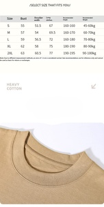 T-shirt homme en coton pur lourd 330g, couleur unie, coupe ample, broderie logo personnalisée, prix usine Chine-Bangladesh, pour l'export. - Product Image 2