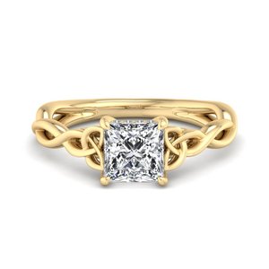 Traditional Irish Knot Layout Moissanite Diamond Gorgeous Four Claw <b>Women</b> Marriage 925 <b>Silver</b> <b>Wedding</b> <b>Ring</b> - Product Image 5