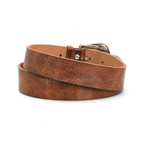 Vintage Western <b>Belt</b> Distressed Brown Grain Leather <b>Belt</b> for Men & Women High Quality Rustic Crackle Finish <b>Cowboy</b> <b>Belt</b> - Product Image 2