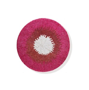 Juego de Manteles Individuales Redondos de Lujo con Cuentas Bordadas, Elegantes Manteles Individuales Hechos a Mano con Cuentas para Decoración de Mesa - Product Image 6