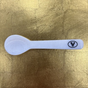 High Quality Mirror Polish Horn Long Eco-Friendly American Style Seashell Caviar Serving Spoon Custom Logo Wholesale Party - Product Image 1
