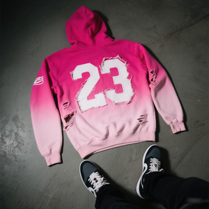 Hoodie Manufacturers Custom Streetwear Cut and Sew Zip up Applique Hoodie Distressed Embroidery Patch Acid Wash Hoodies - Product Image 2