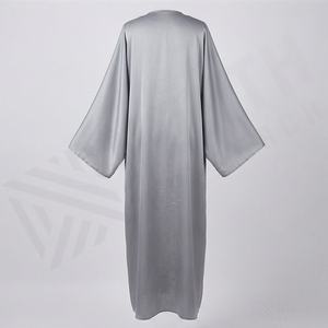 Abaya islamique modeste pour femmes, écologique, grande taille, manches longues, tissu en soie, hijab respirant, nouvelle arrivée, robe tendance - Product Image 2