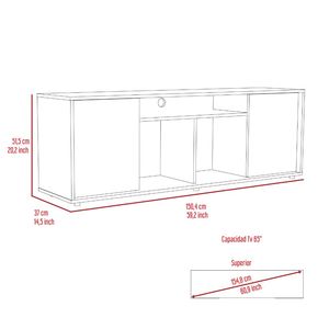 Montreal 2 pezzi Set da salotto tavolino nero & supporto TV - Product Image 6