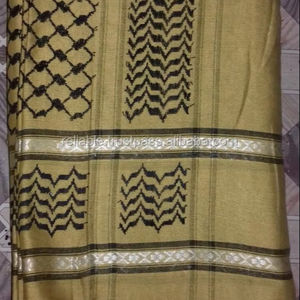 Bufanda árabe Ghutra Bufanda estilo cabeza Bufanda multiusos Diseños más nuevos Bufanda árabe de algodón de gran tamaño - Product Image 4