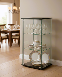 Vitrina Moderna Pequeña de Vidrio Templado para Sala de Estar, Entrada, Bares, Salones de Belleza, Comedores, Muebles para el Hogar, Hoteles - Product Image 2