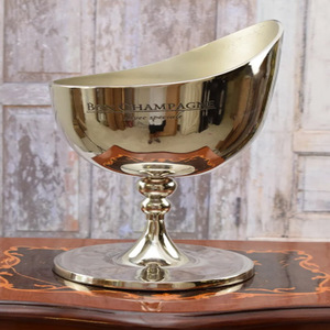 Casted <b>Aluminum</b> Ice Buckets Wine Bottle Cooler Bon Champagne Ice <b>Container</b> Bucket <b>Aluminum</b> Nickel Vintage Gift - Product Image 3