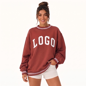 Sudadera de Cuello Alto para Mujer, de Primera Calidad, Informal, Holgada, de Manga Larga, para Otoño e Invierno - Product Image 1