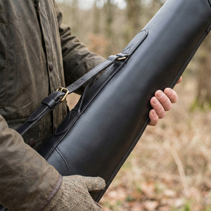 Housses de fusil de chasse en cuir véritable imperméables, housses de fusil de chasse en cuir robustes pour l'hiver, sur mesure, couleurs unies, housses de fusil de chasse en cuir antidérapantes - Product Image 3