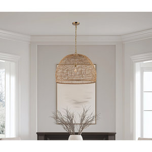 Pouf élégant en rotin léger DreamCraft Claria 1 pour la décoration intérieure Vietnam - Product Image 3