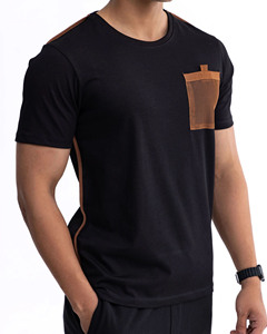 เสื้อยืดผู้ชายคุณภาพสูง ผ้าฝ้าย 100% 180-280gsm ลาย Root Fight Gear ปักแบบกำหนดเอง พิมพ์ลายพัฟสกรีน คอกลม แขนสั้น - Product Image 3