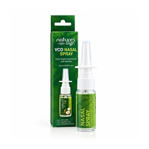 Nature's Gift - Spray Nasal de Aceite de Coco Virgen, 20 ml - Product Image 1