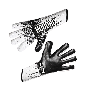 Gants de match hybrides techniques : Latex allemand 4 mm, Fingersave, Néoprène, Double sangle, Équipement de football OEM personnalisé en gros - Product Image 2