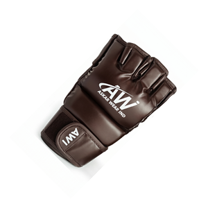 Guantes de MMA Askar Wear Ind, Medios Dedos, Cuero, Soporte de Muñeca con Velcro, Equipo de Entrenamiento de Artes Marciales - Product Image 4