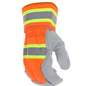 Leather Working Gloves Customizable Color Size Touchscreen Eco-Friendly Breathable Wrist Length Outdoor Use Low Price Wholesale - Product Image 3