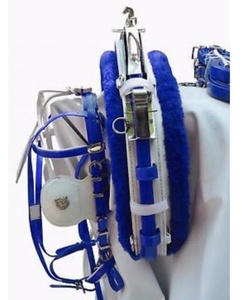 Harnais de course de chevaux en PVC en gros ensemble de harnais à attelage rapide raccords haut de gamme étanche équestre - Product Image 5