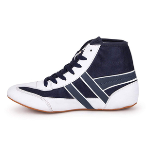 Chaussures de boxe et de lutte professionnelles respirantes et antidérapantes pour hommes, été et hiver, logo personnalisé imprimé et brodé, vente en gros - Product Image 2