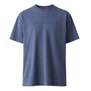 Fabricant de vêtements personnalisés en gros, t-shirts unisexes en coton, t-shirts en coton épais, usine de t-shirts - Product Image 4