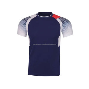 Custom Sublimation <b>Badminton</b> Uniform Training Team Jersey and Shorts Set Breathable Comfortable Wear - Product Image 3