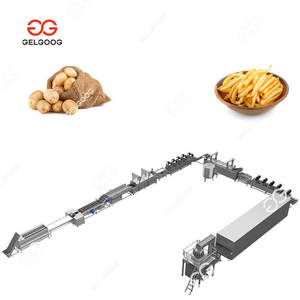 Ligne de production de frites de pommes de terre surgelées électriques 380V avec équipement de pelage et de friture - Product Image 3