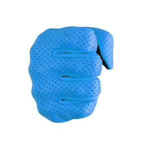 Gants de moto en cuir avec logo personnalisé, protection complète des doigts, compatibles écran tactile, design tendance, gants de course pour moto. - Product Image 4