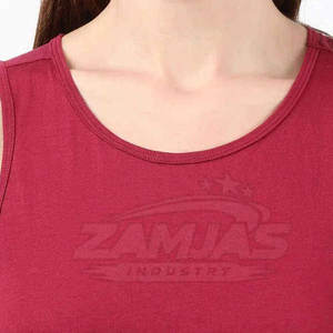 Débardeur uni pour femme de qualité supérieure, directement du fabricant, idéal pour le sport et la gym - Product Image 5